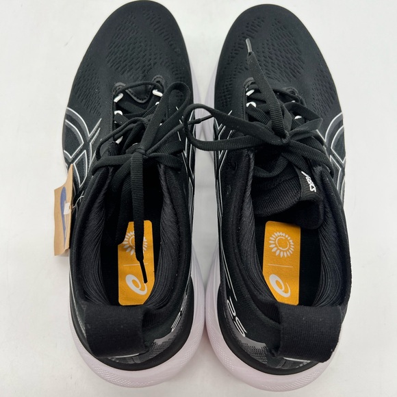 Asics Gel Nimbus 25 Shoes Men Sz 9 Extra Wide Black Pure Silver Running Sneakers main image 15